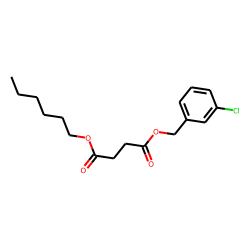 Succinic acid, 3-chlorobenzyl hexyl ester