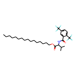 L-Valine, N-(2,5-ditrifluoromethylbenzoyl)-, hexadecyl ester