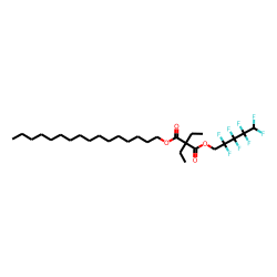 Diethylmalonic acid, 2,2,3,3,4,4,5,5-octafluoropentyl hexadecyl ester
