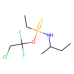 O-(2-Chloro-1,1-difluoroethyl)-N-(1-methylpropyl)amidoethanethionophosphonate