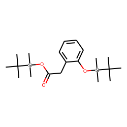 2-Hydroxyphenylacetic acid, tert-butyldimethylsilyl ether, tert-butyldimethylsilyl ester