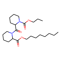 Pipecolylpipecolic acid, N-propoxycarbonyl-, octyl ester