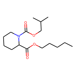Pipecolic acid, N-isobutoxycarbonyl-, pentyl ester