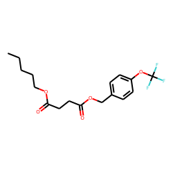 Succinic acid, pentyl 4-trifluoromethoxybenzyl ester