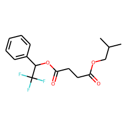 Succinic acid, isobutyl 1-phenyl-2,2,2-trifluoroethyl ester