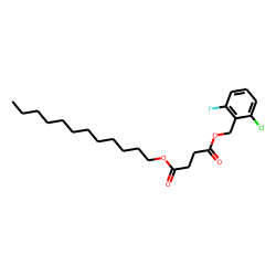 Succinic acid, 2-chloro-6-fluorobenzyl dodecyl ester