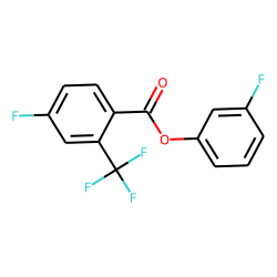 4-Fluoro-2-trifluoromethylbenzoic acid, 3-fluorophenyl ester