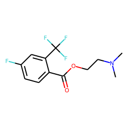 4-Fluoro-2-trifluoromethylbenzoic acid, 2-dimethylaminoethyl ester