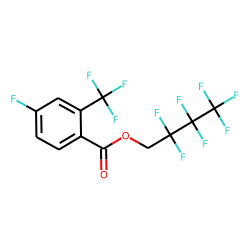 4-Fluoro-2-trifluoromethylbenzoic acid, 2,2,3,3,4,4,4-heptafluorobutyl ester