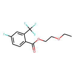 4-Fluoro-2-trifluoromethylbenzoic acid, 2-ethoxyethyl ester