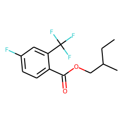 4-Fluoro-2-trifluoromethylbenzoic acid, 2-methylbutyl ester