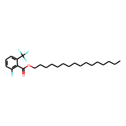 6-Fluoro-2-trifluoromethylbenzoic acid, hexadecyl ester