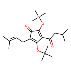 trans-Dehydrohumulinic acid, TMS