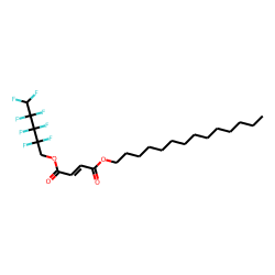 Fumaric acid, 2,2,3,3,4,4,5,5-octafluoropentyl tetradecyl ester