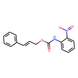 O-nitro carbanilic acid, cinnamyl ester