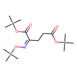 2-ketoglutaric acid oxime, tri-TMS