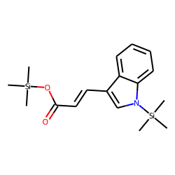 2-Propenoic acid, 3-[1-(trimethylsilyl)-1H-indol-3-yl]-, trimethylsilyl ester