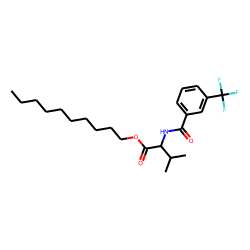 L-Valine, N-(3-trifluoromethylbenzoyl)-, decyl ester