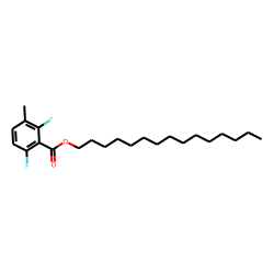 2,6-Difluoro-3-methylbenzoic acid, pentadecyl ester
