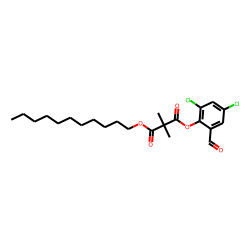 Dimethylmalonic acid, 2,4-dichloro-6-formylphenyl undecyl ester