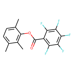 2,3,6-Trimethylphenol, pentafluorobenzoyl ester