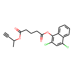 Glutaric acid, but-3-yn-2-yl 2,4-dichloro-1-naphthyl ester