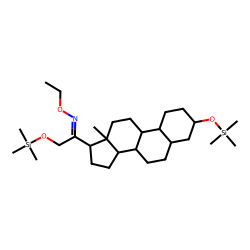 5«beta»-Pregnane-20-one-3«alpha»,21-diol, EO-TMS, # 1