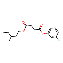 Succinic acid, 3-chlorophenyl 3-methylpentyl ester