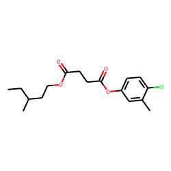 Succinic acid, 4-chloro-3-methylphenyl 3-methylpentyl ester