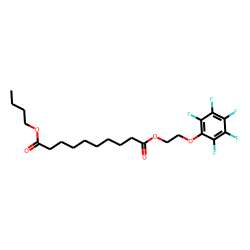 Sebacic acid, butyl 2-(pentafluorophenoxy)ethyl ester