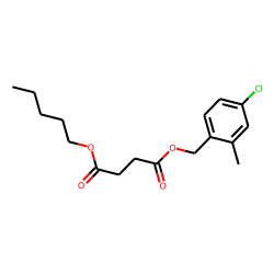 Succinic acid, 4-chloro-2-methylbenzyl pentyl ester