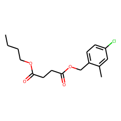 Succinic acid, butyl 4-chloro-2-methylbenzyl ester