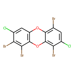 1,2,6,9-tetrabromo-3,8-dichloro-dibenzo-p-dioxin