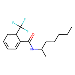 Benzamide, 2-(trifluoromethyl)-N-(hept-2-yl)-