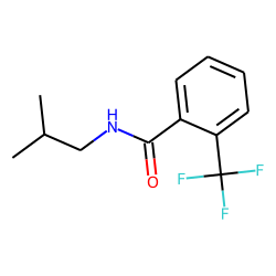 Benzamide, 2-(trifluoromethyl)-N-isobutyl-