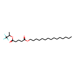 Glutaric acid, 1,1,1-trifluoroprop-2-yl pentadecyl ester
