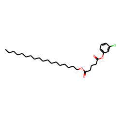 Glutaric acid, 3-chlorophenyl octadecyl ester