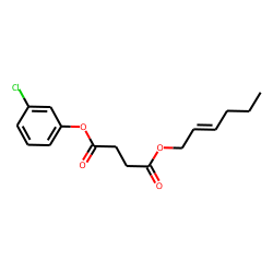 Succinic acid, 3-chlorophenyl cis-hex-2-en-1-yl ester