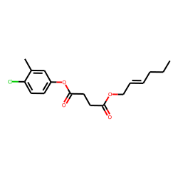 Succinic acid, 4-chloro-3-methylphenyl cis-hex-2-en-1-yl ester