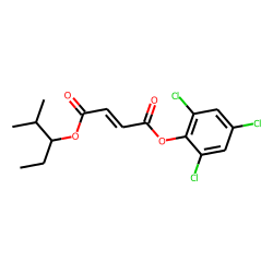Fumaric acid, 2,4,6-trichlorophenyl 2-methylpent-3-yl ester