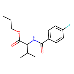 L-Valine, N-(4-fluorobenzoyl)-, propyl ester