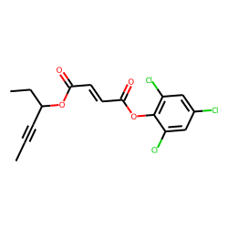 Fumaric acid, 2,4,6-trichlorophenyl hex-4-yn-3-yl ester