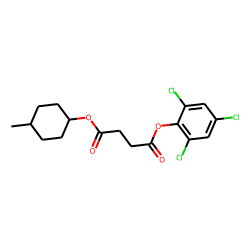 Succinic acid, 2,4,6-trichlorophenyl cis-4-methylcyclohexyl ester