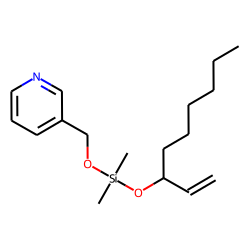 1-Nonen-3 ol, picolinyloxydimethylsilyl ether