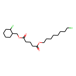 Glutaric acid, (2-chlorocyclohexyl)methyl 8-chlorooctyl ester