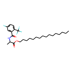 D-Alanine, N-(5-fluoro-2-trifluoromethylbenzoyl)-, hexadecyl ester