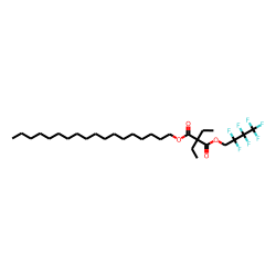 Diethylmalonic acid, 2,2,3,3,4,4,4-heptafluorobutyl octadecyl ester