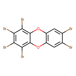 Dibenzodioxin, 1,2,3,4,7,8-hexabromo-