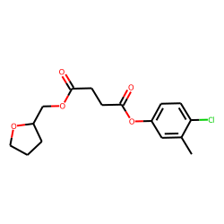Succinic acid, 4-chloro-3-methylphenyl tetrahydrofurfuryl ester