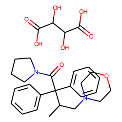 D-1-(3-methyl-4-morpholino-2,2-diphenylbutyryl) pyrrolidine, tartrate